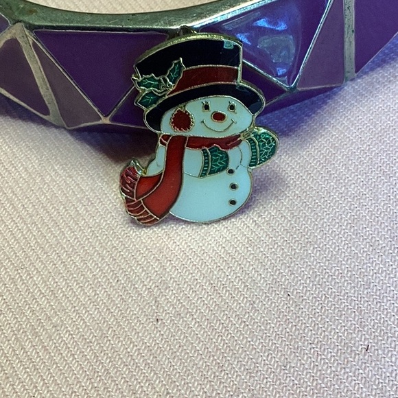 FINAL SALE PRICE Purple Clamp Bracelet & Pin Lot - Picture 6 of 7